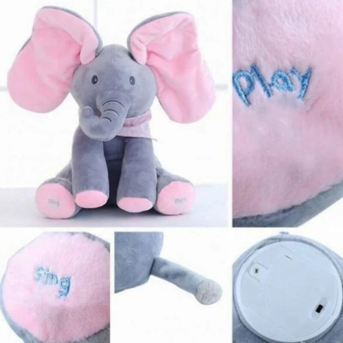 Elefant Interactiv din plus - Vorbeste, Canta si Flutura Urechile