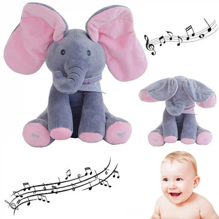 Elefant Interactiv din plus - Vorbeste, Canta si Flutura Urechile