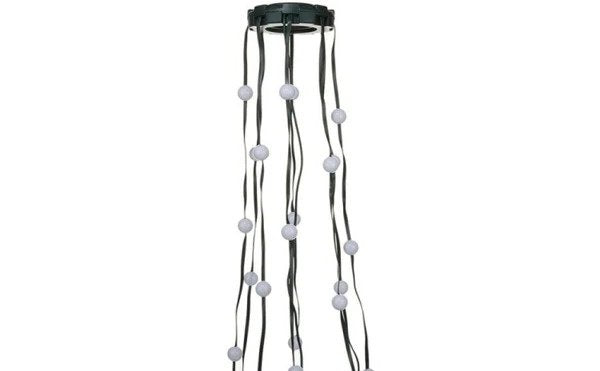 Instalatie pentru brad Tree Dazzler, 64 Globuri LED, 16 Culori, Telecomanda