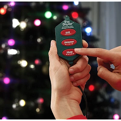 Instalatie pentru brad Tree Dazzler, 64 Globuri LED, 16 Culori, Telecomanda
