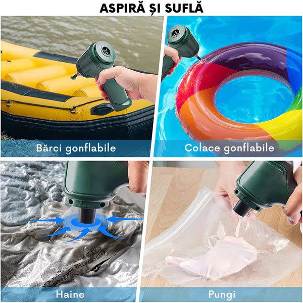 Mini aspirator portabil 3 in 1 pentru casa si masina, încarcare prin USB